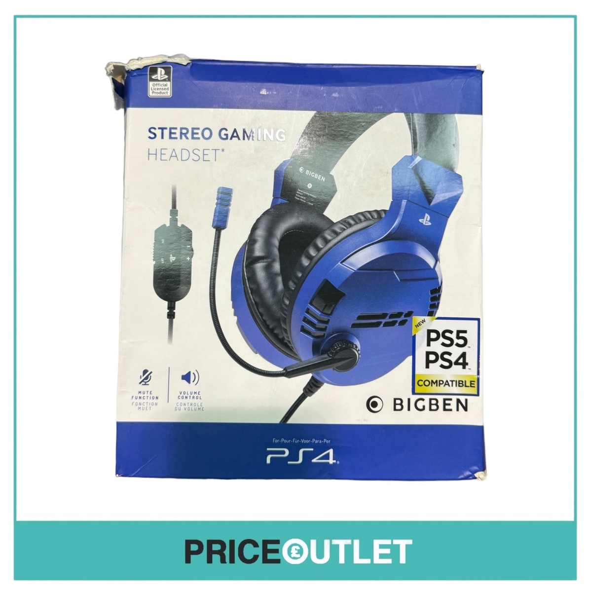 Bigben Best Ps4 Headset For Big Heads Bigben Stereo Gaming Headset
