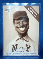2008 Upper Deck Presidential Predictors John Edwards and Moonlight Graham #PP-2