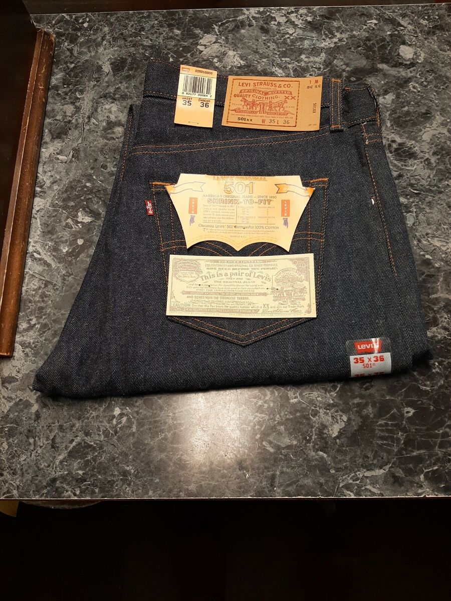 Vintage (1993) Levi's 501 Jeans - Made In USA - New With Vintage (1993) Levi's 501 Jeans - Made In USA - New With