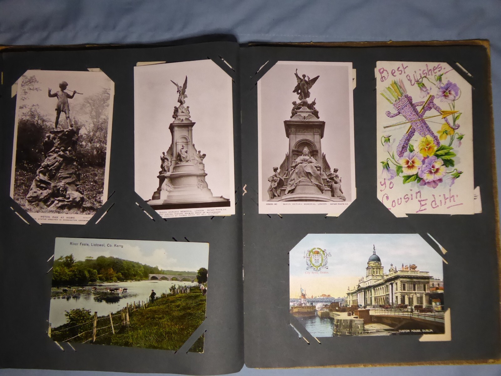 vintage album of postcards eBay