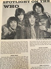 The Who, Full Page Vintage Clipping