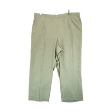NWT Alfred Dunner Classic Fit Size 22 W Pants Elastic Waist Lightweight MSRP 52
