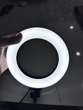 Dimable LED Ring Light Table Top Tripod Photography Video Makeup Fill Light