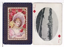 Single Railroad Playing Card "Canadian National, CN-1" Bollhagen Bk, Stand