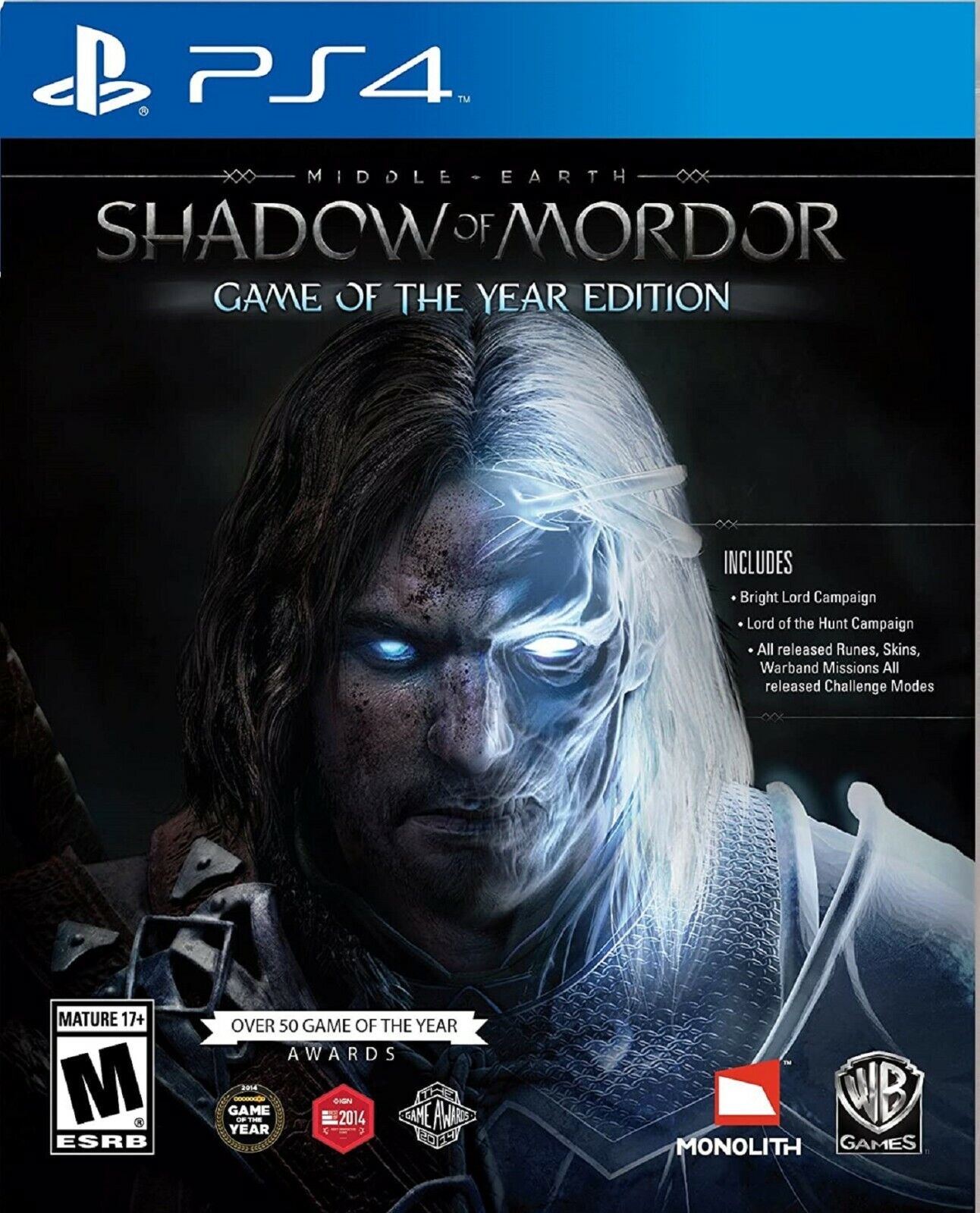 Terra-Média: Sombras de Mordor (Edição Jogo do Ano) para PS4 - Seminovo