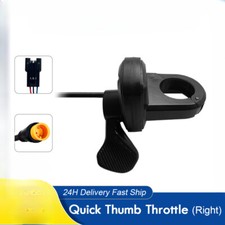 E-bike Throttle 3Pin Waterproof SM Connector Left/Right Hand Finger Throttle