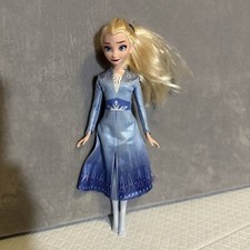 Disney Frozen II Elsa Fashion Doll with Blue Ice Dress - E6709 preowned 11inch
