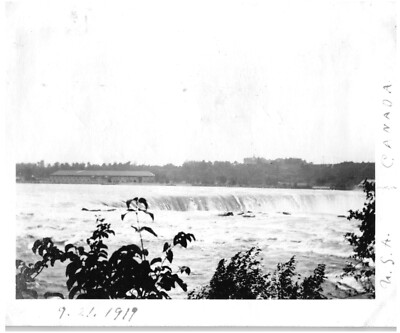 #ad BEAUTIFUL VIEW OF BORDER NIAGARA FALLS1919.VTG 4.6quot; x 3.6quot; PHOTO*X1 5 $5.99