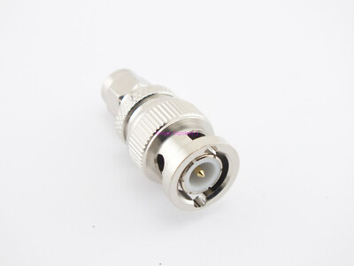 Coax Adapter BNC Male to SMA Male RF Connector - USA Ham Seller