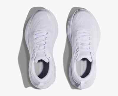 Hoka Bondi 8 Womens Running Shoes All Triple White 1127952 Size 6