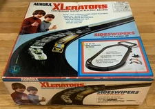 1973 Aurora Xlerators Controlled Slotless Electric Racing Sideswipers No Cars