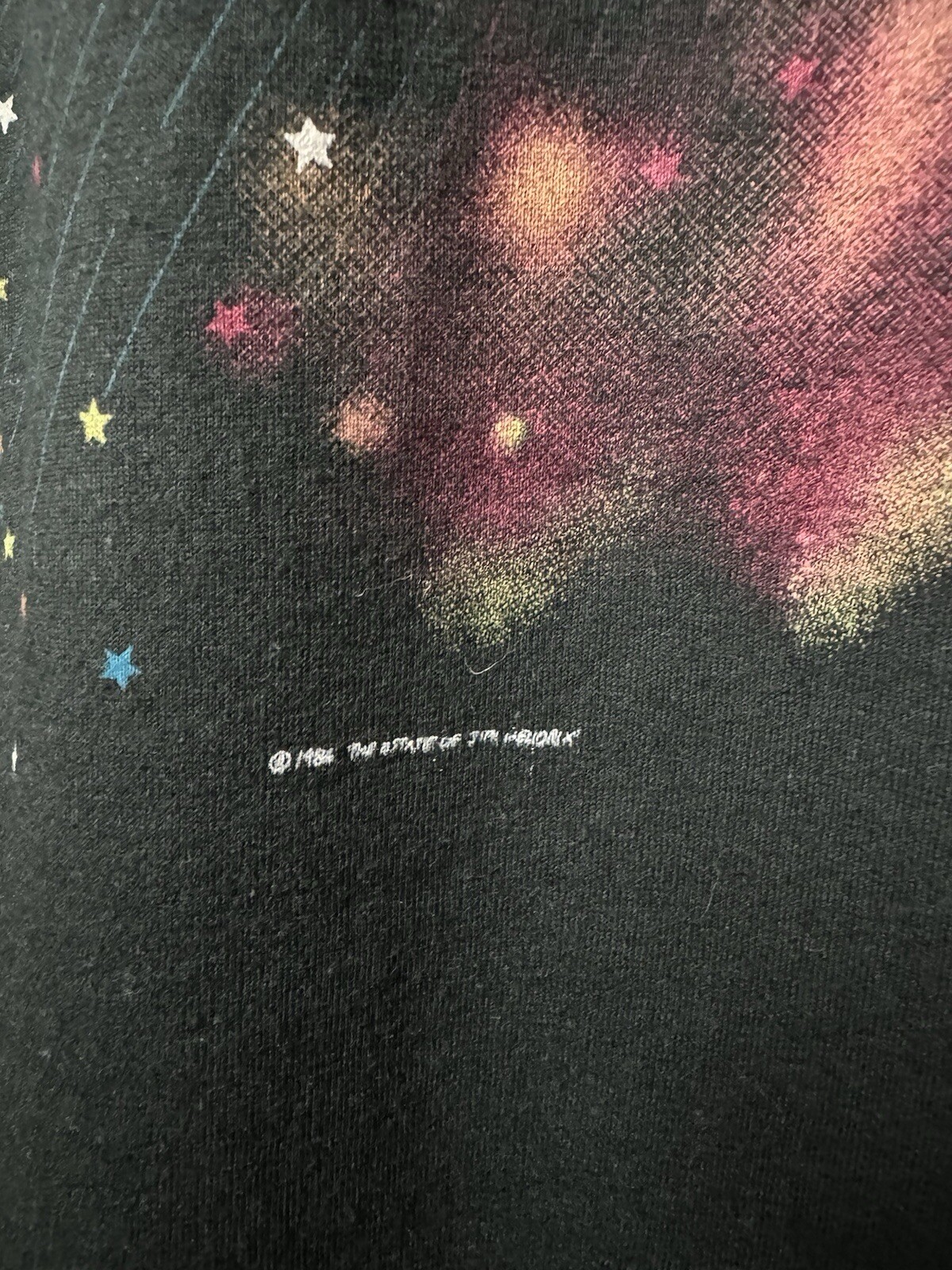 ALTRA T shirt vintage anni 80 Screen Stars 1986 Jimi Hendrix 2 lati 50 50 cotone poliestere XL