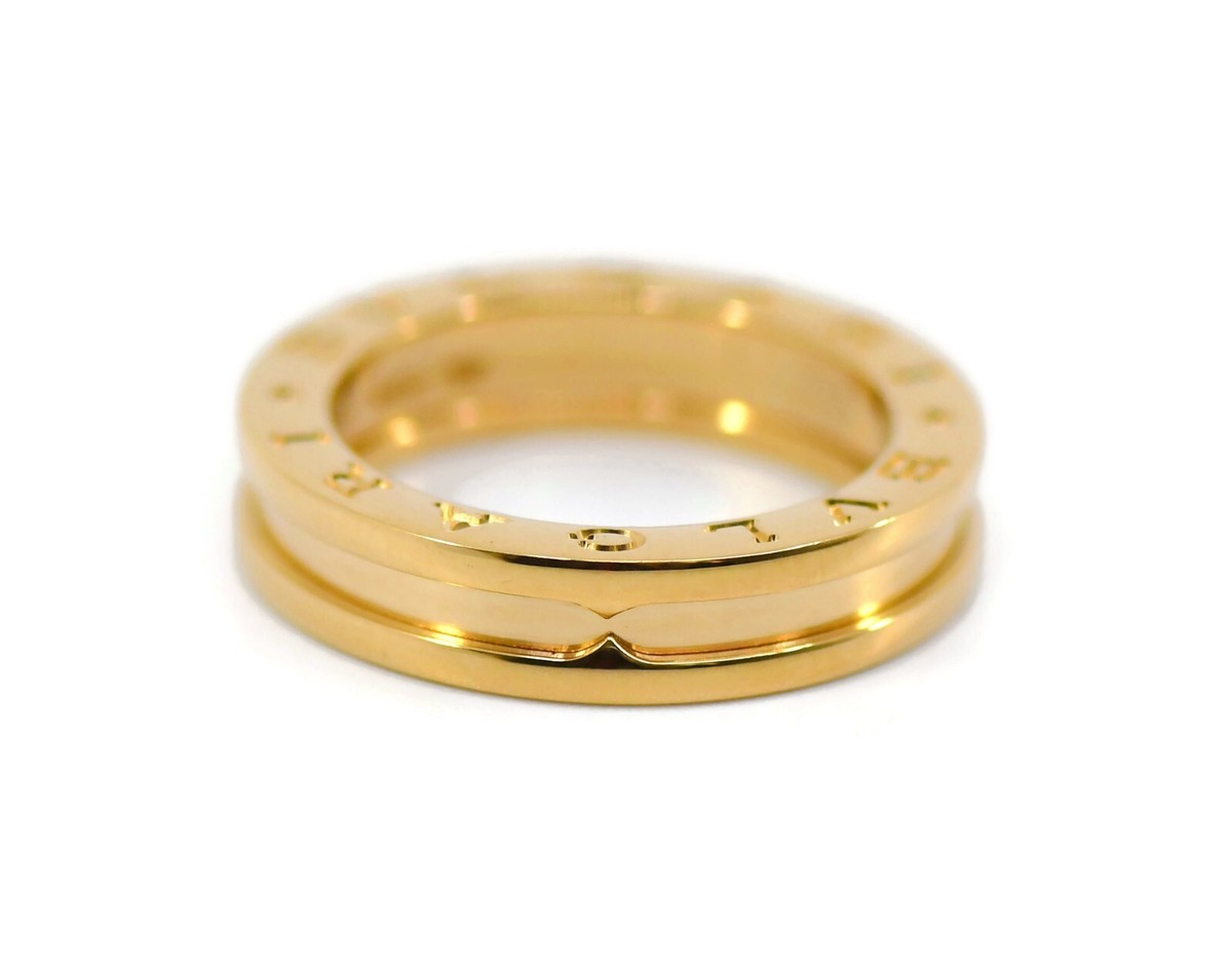 Bulgari B.Zero1 18K Yellow Gold Ring Size 53 | eBay