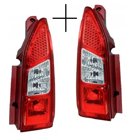 Lampe feu arriere gauche droit Peugeot Partner 2008-2015 double optique hayon