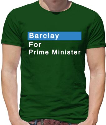 Barclay For Premier Minister - Herren T-Shirt - Tory Conservative PM Election