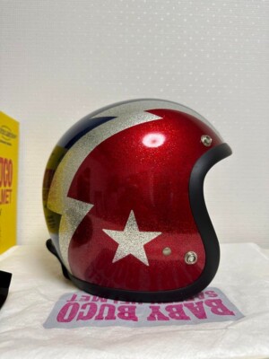 New Baby Buco Thunderbolt Motorcycle Jet Helmet 1999 S | eBay