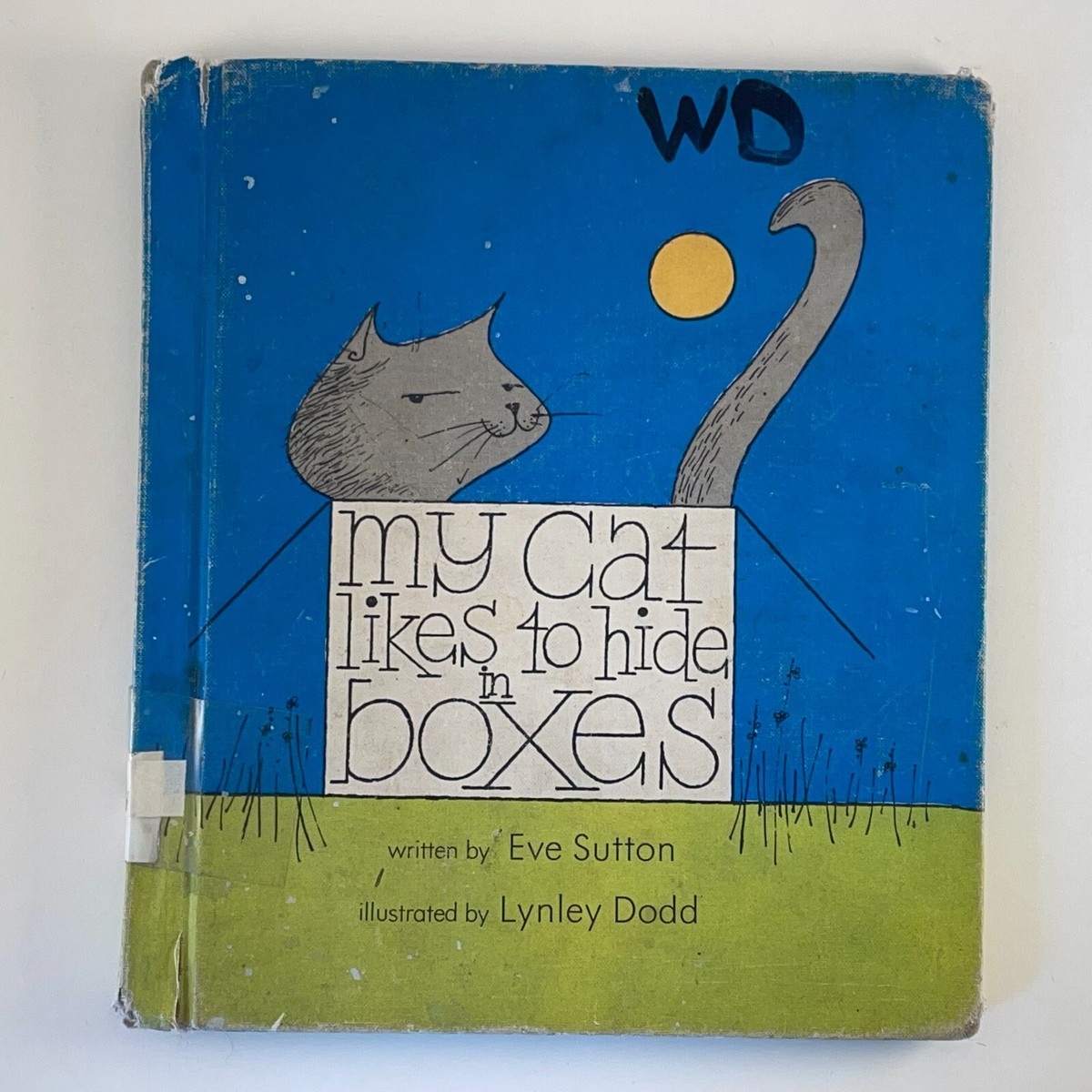 My Cat Likes to Hide in Boxes Eve Sutton 1973 Hardcover Ex-Library