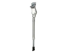 F&R Adjustable Bicycle Kickstand Center Alloy Silver.