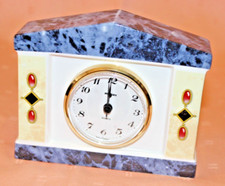 VILLEROY BOCH V&B Palais Tischuhr Kaminuhr Quarz Uhr H 11,5-14x4 neuwertig 73905