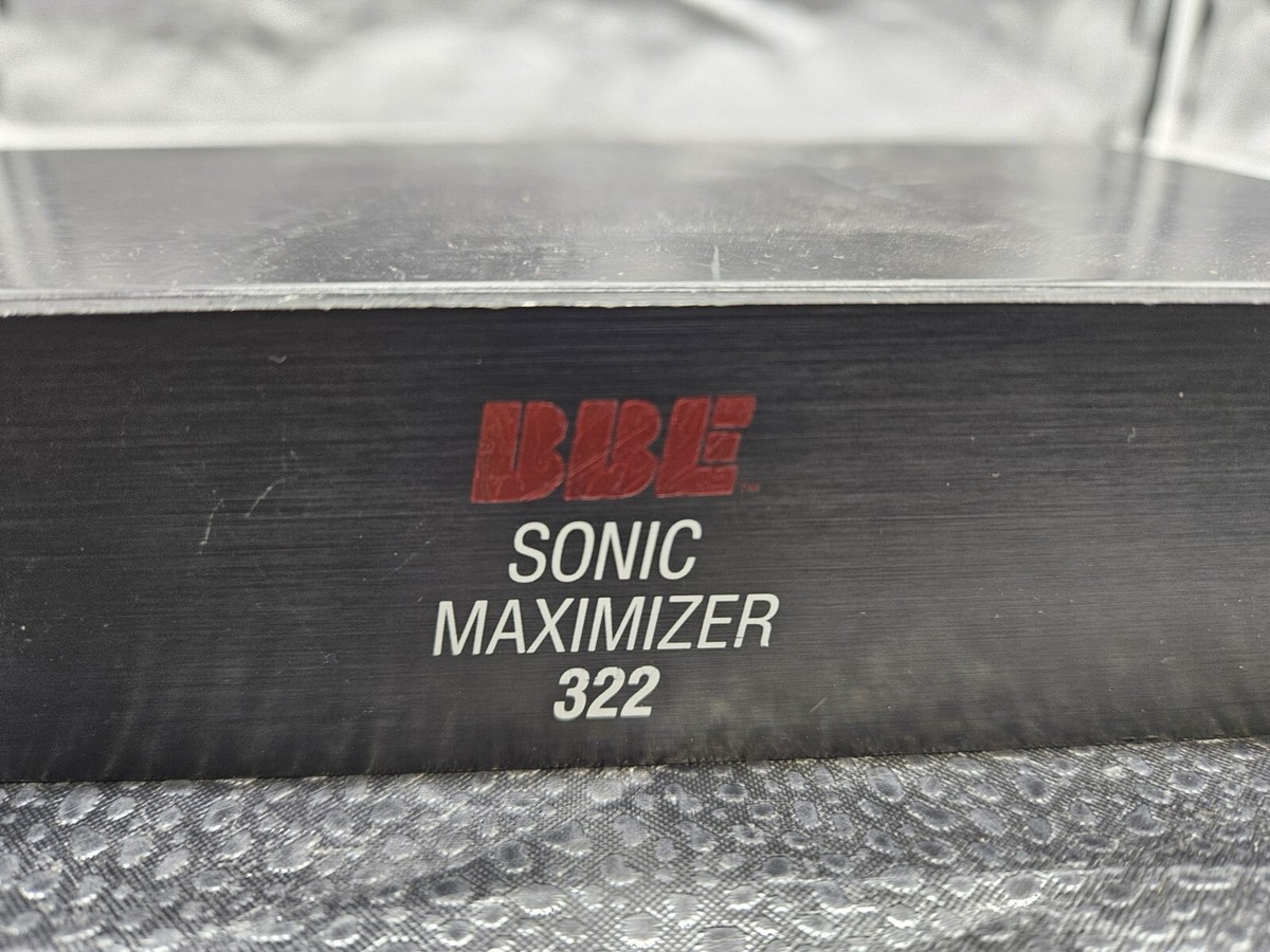BBE Sonic Maximizer 322 | eBay