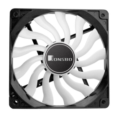 JONSBO 12020 Desktop-Computer PC-Gehäuselüfter Leiser CPU-Kühlerlüfter 120 mm 4P