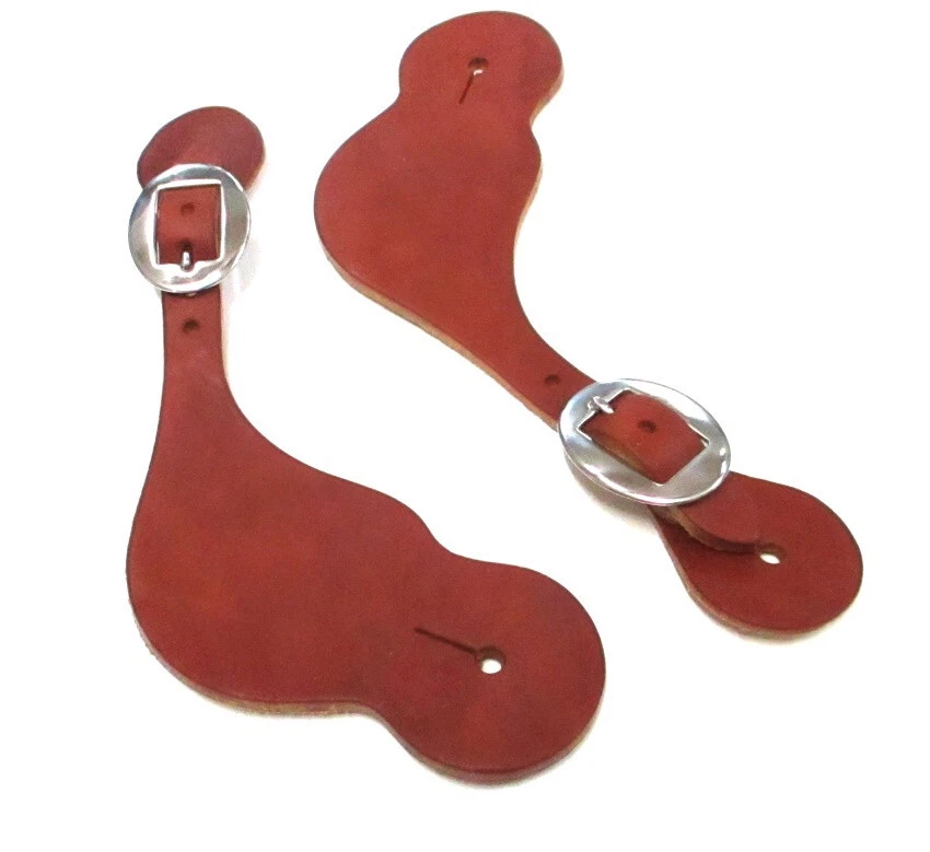 Contorno Vaquero Spur Correas Resistente Roble Herman Arnés Cuero Schutz Bros Nuevo Foto 2 de 3