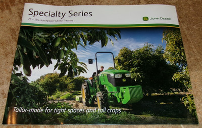 2016 john deere specialty series 75-155 hp tractors brochure new