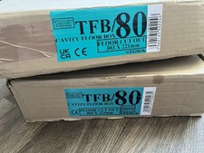 Cavity Floor Boxes x2 Electrical Floor Box Bases Job Lot Spares Parts
