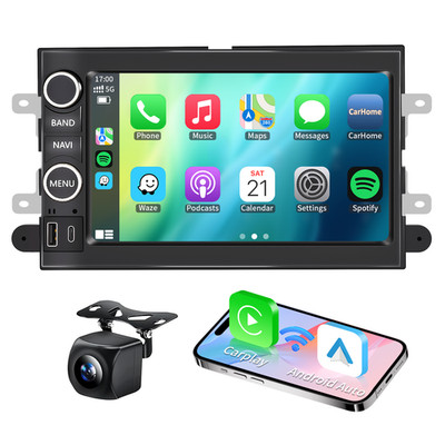64G Car Stereo Radio GPS Navi Carplay For Ford Explorer 2006 2007 2008 2009 2010