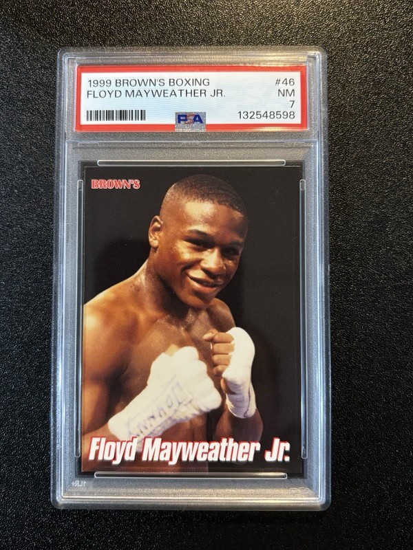 Floyd Mayweather Brown’s 1999 Boxing 2nd Year Card PSA 7 NM - Fresh Grade