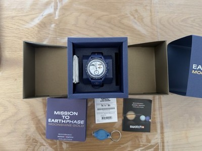 Swatch x Omega Mission to Earthphase Harvest Moon Snoopy Moonshine Gold