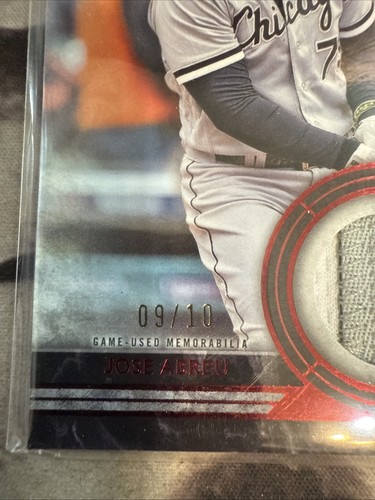 2022 Topps Museum Collection MMR2-JA Jose Abreu Meaningful Material Relic #/10 - Bild 2 von 3