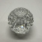 Vintage Waterford Round Crystal Ball Tapered Candlestick Holder