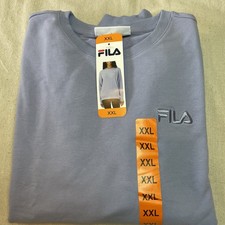 XXL Fila Women's French Terry Long Sleeve Sweatshirt Purple Size 2XL New
