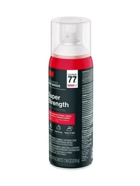 3M Super 77 Multipurpose Spray Adhesive (current low-VOC formulation)