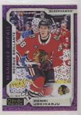 2018 O-Pee-Chee Platinum Marquee Rookies Violet Pixels Henri Jokiharju #162 0ma5