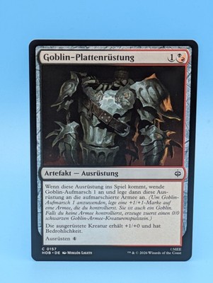 Magic The Gathering Hobbit MTG Trading Card GOBLIN - PLATTENRÜSTUNG  C 0157