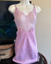 Victorias Secret Slip X Large Eyelash LACE CHEMISE NIGHTIE