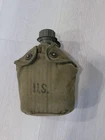 Original Post WW2 US Military M1942 Canteen Cover OD7, with Plastic Canteen