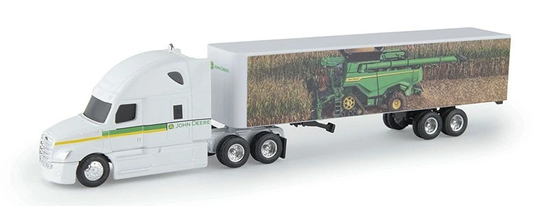 2023 Tomy ERTL 1:64 John Deere X9 Combine Themed Freightliner Semi Truck Trailer - Image 2 of 2