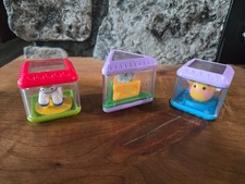 Fisher Price Peek-A-Book Blocks Set of 3