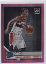 2019-20 Panini Donruss Optic Rated Rookie Pink Hyper Prizm Justin Robinson 1a7j