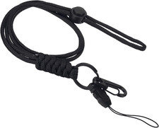 Neck Lanyard with Hook, Badge Lanyards Adjustable Long Strap ID Card Holder Keyc