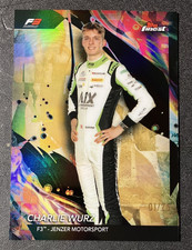 01/25 Gold Charlie Wurz #158 - 2024 Topps Finest Formula 1 F1 F3 Bookend Card