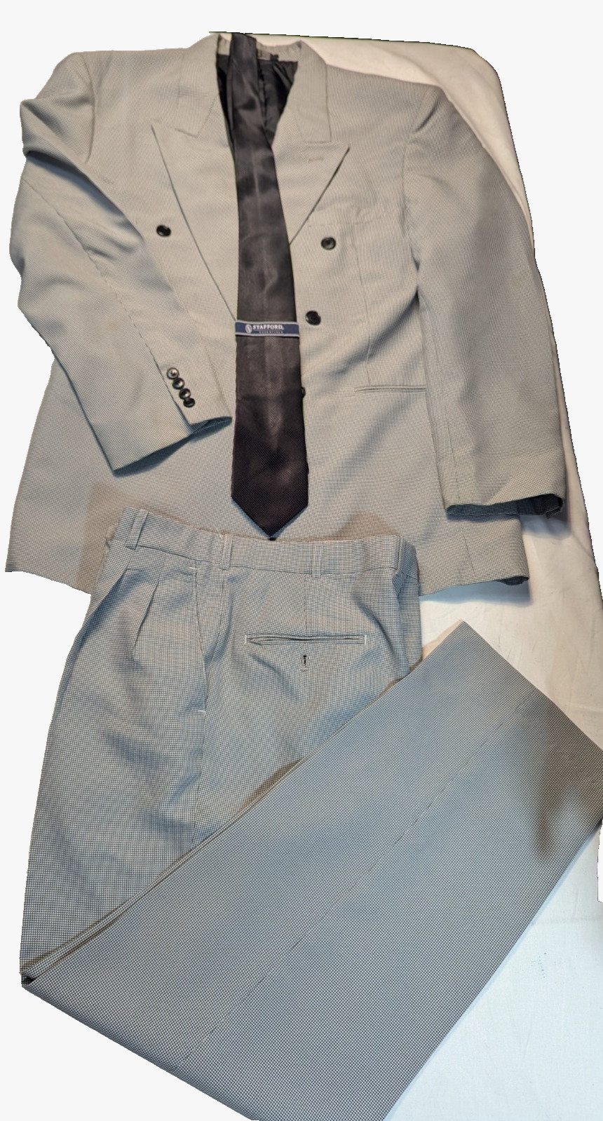 Grey checked Gino Cappeli Designer Collection Bus… - image 2