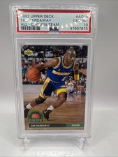 TIM HARDAWAY 1992-93 UPPER DECK ALL DIVISION AD19 WARRIORS PSA 10
