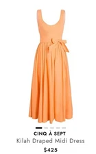   Cinq A Sept Women’s 8 Kilah Dress Marmalade. NWT. See description For Details