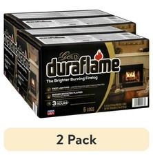 (2 pack) Duraflame Gold Ultra Premium 4.5 lb. Firelogs, 6-Pack Case, 3 Hour Burn (2 pack) Duraflame Gold Ultra Premium 4.5 lb. Firelogs, 6-Pack Case, 3 Hour Burn - Image 1