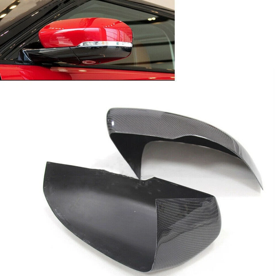 Cubierta de espejo retrovisor de coche de fibra de carbono para Land Rover Range Rover Evoque 2012 2013 MO Foto 3 de 4