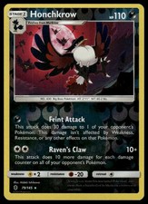 Pokemon Honchkrow Reverse Holofoil SM - Guardians Rising - 79/145 LP